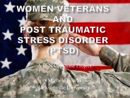 Female veterans and post traumatic stress disorder